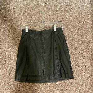 Free people Charcoal Mini Skirt